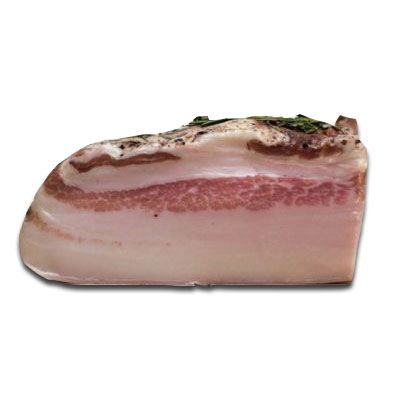 Lardo di Smarano with herbs