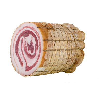 Lean matured pancetta