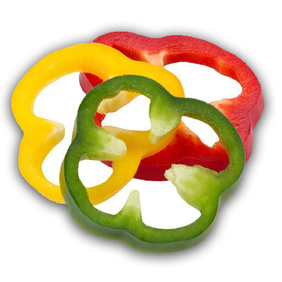 Sliced chili peppers