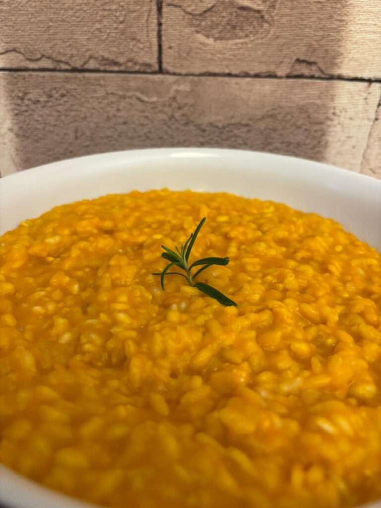 Risotto alla zucca e gorgonzola